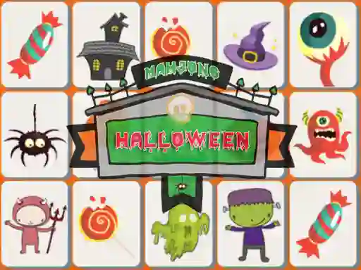 Hra Halloween Mahjong