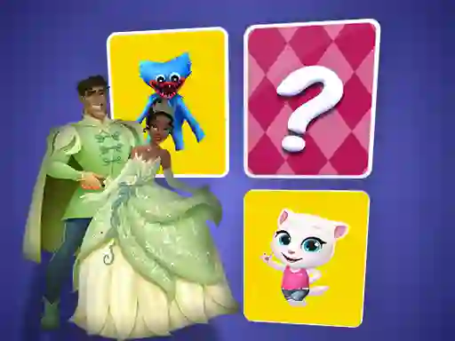 Hra The Princess and the Frog Memory Card Match