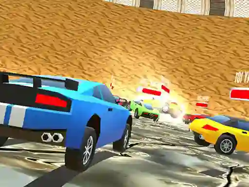 Hra Low Poly Smash Cars