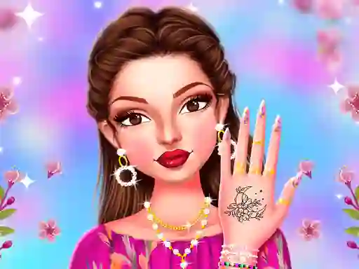 Hra Celebrity Spring Manicure Design