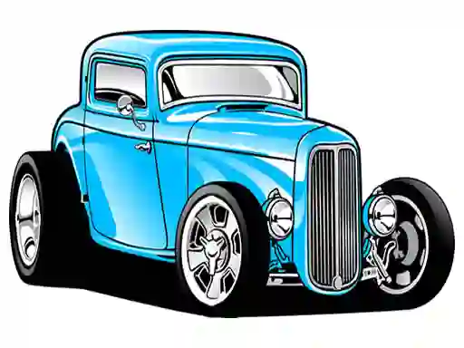Hra Hot Rod Coloring