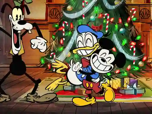 Hra Preparing Mickey For Christmas Match 3