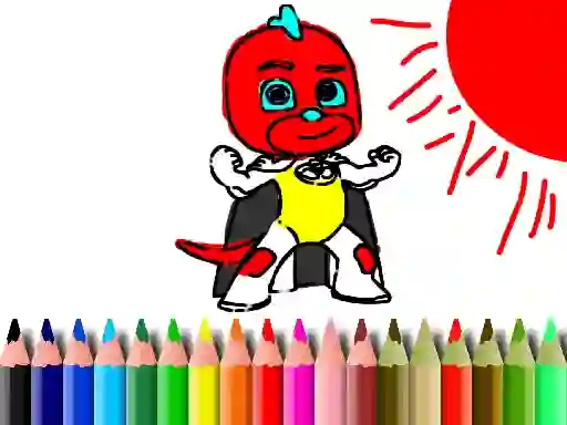 Hra Back To School: Mask Boy Coloring