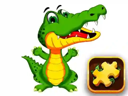 Hra Aligator Puzzle