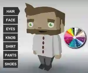 Hra Coloring Bloxy Boy