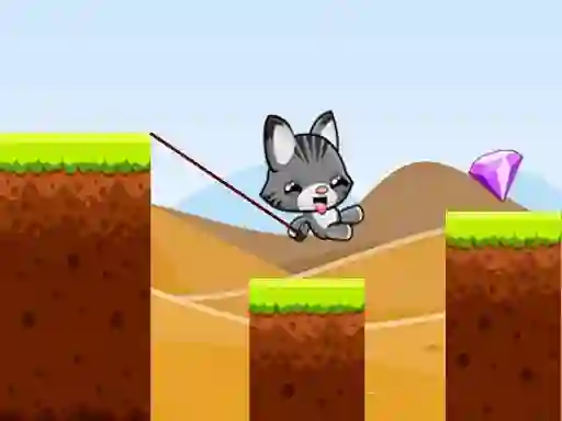 Hra Swing Cat Endless Jump