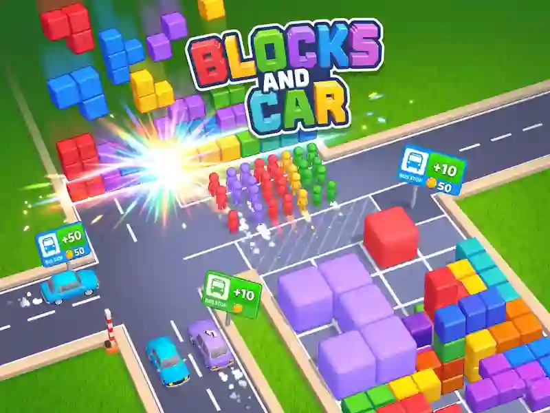 Hra Blocks and Car
