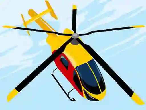 Hra Dangerous Helicopter Jigsaw