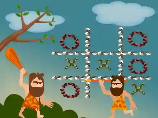 Hra Tic Tac Toe Stone Age