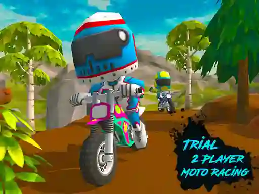 Hra Trial 2 Player Moto Racing