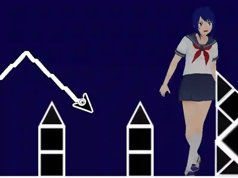 Hra Space Geometry Dash Waves