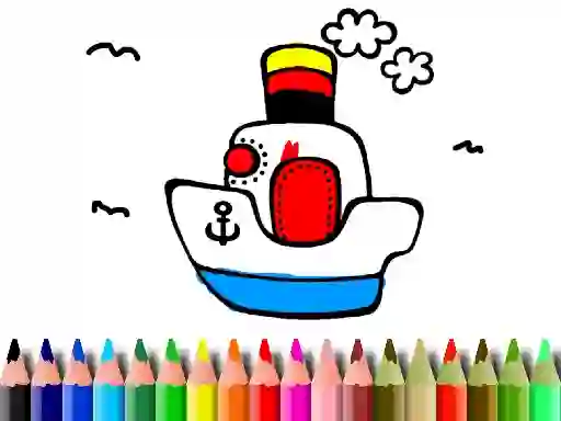 Hra Back to School: Boat Coloring