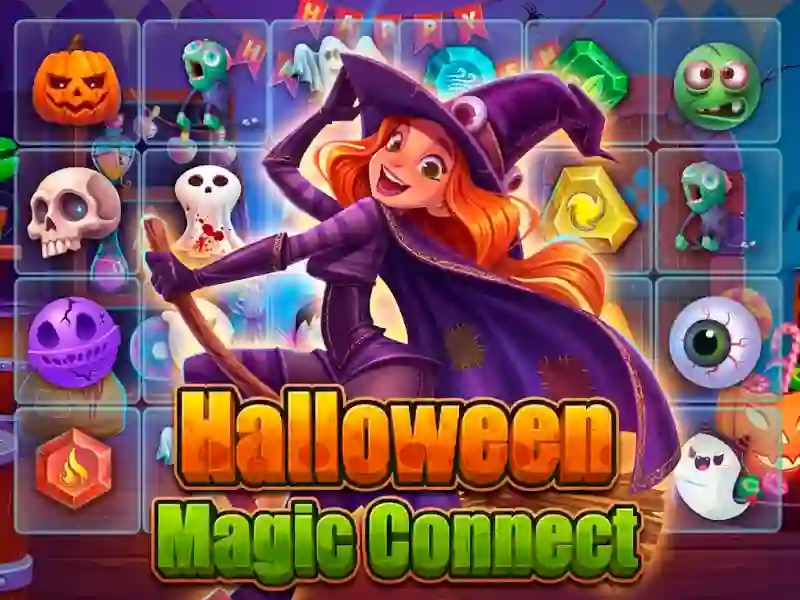 Hra Halloween Magic Connect