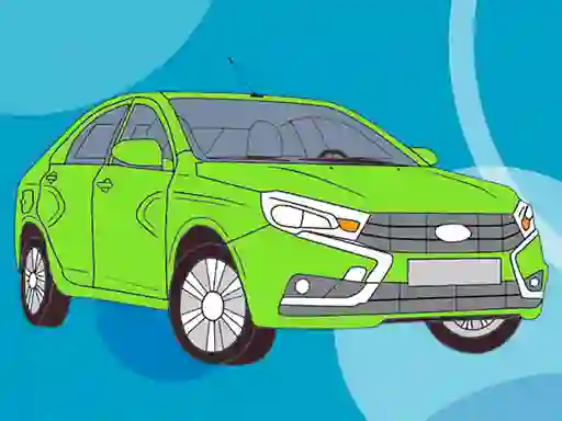 Hra Russian Cars Coloring Book