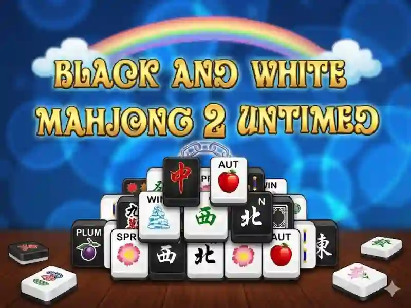 Hra Mahjong Black White 2 Untimed