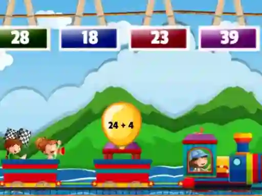 Hra Math Train Addition