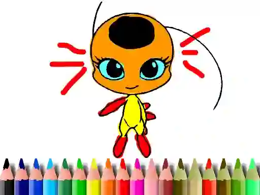 Hra Back To School: Dotted Girl Coloring