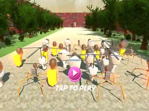 Hra SQUID TOILET 3D