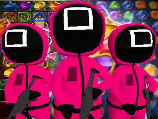 Hra Squid Game Gold match-3