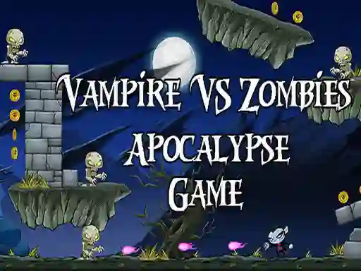 Hra Vamp kid vs The Zombies apocalipse