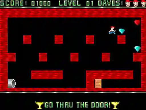 Hra Dangerous dave