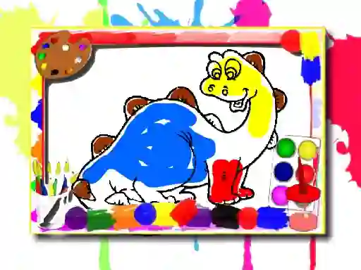 Hra Dinosaur Coloring Book
