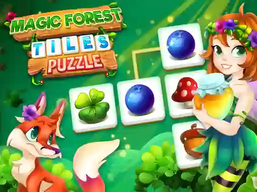 Hra Magic Forest Tiles Puzzle