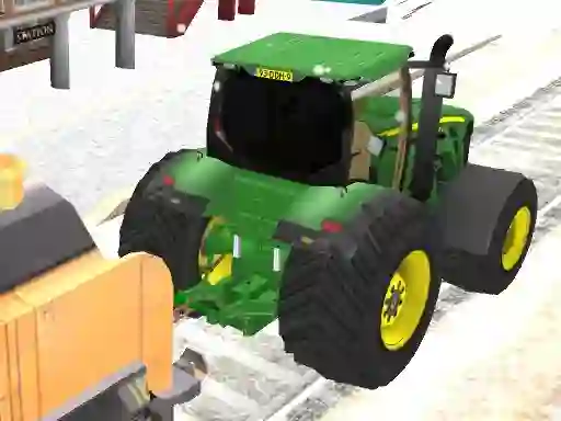 Hra Tractor Chained Towing Train 2018