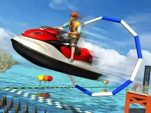 Hra Super Jet Ski Race Stunt