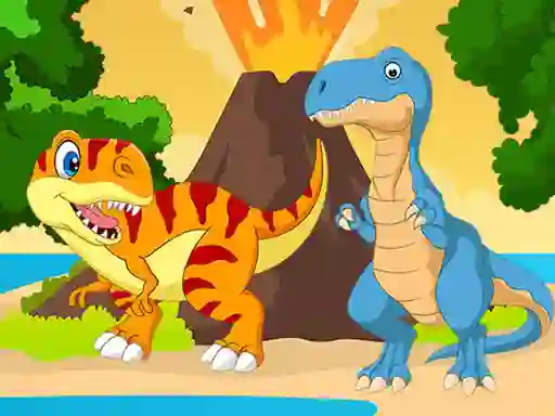 Hra Dino Jigsaw
