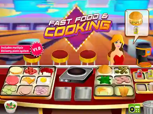Hra Fast Food & Cooking