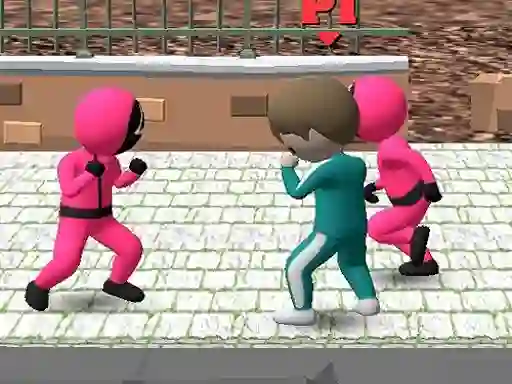 Hra Squid Game Multiplayer Fighting