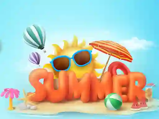 Hra Happy summer jigsaw puzzle