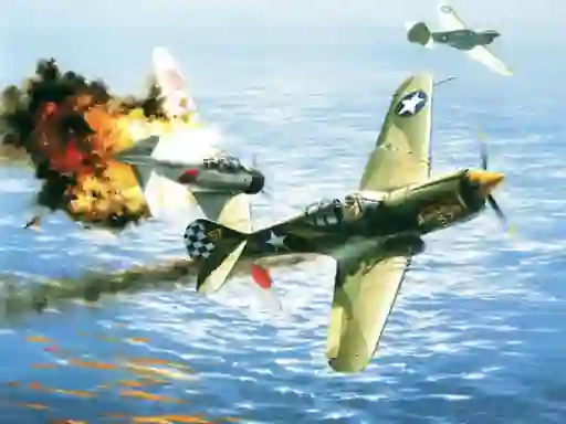 Hra Aviation Art Air Combat Slide