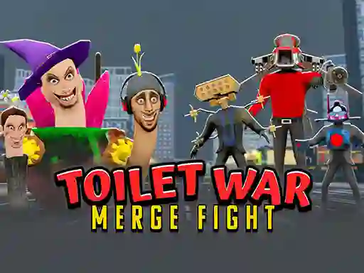 Hra Toilet War: Merge Skibidi