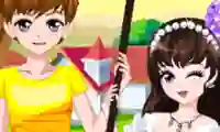 Hra Romantic Spring Couple