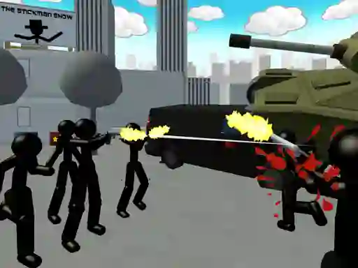 Hra Stickman City Shooting 3d