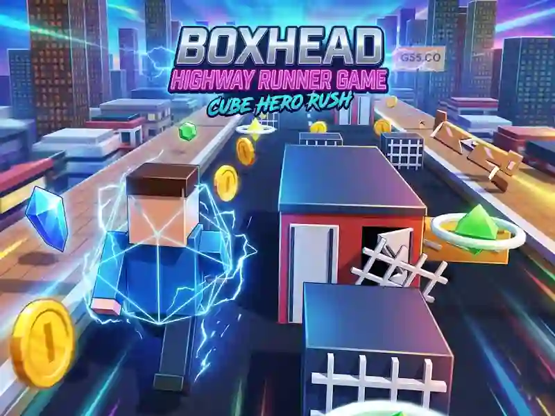 Hra Boxhead Highway Runner Game