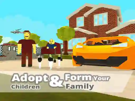 Hra KOGAMA Adopt Children and Form Your Family