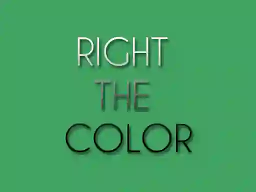 Hra Right the Color