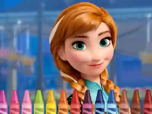 Hra Anna Frozen Coloring