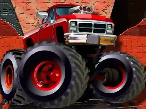 Hra Crazy Monster Trucks Puzzle