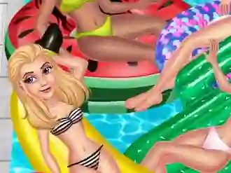Hra Princess Pool Party Floats