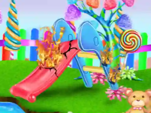 Hra Candy Garden Cleaning
