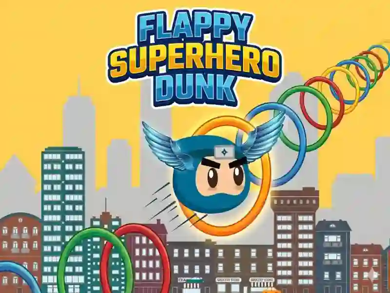 Hra Flappy Superhero Dunk