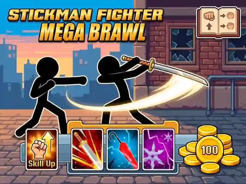 Hra Stickman Fighter Mega Brawl