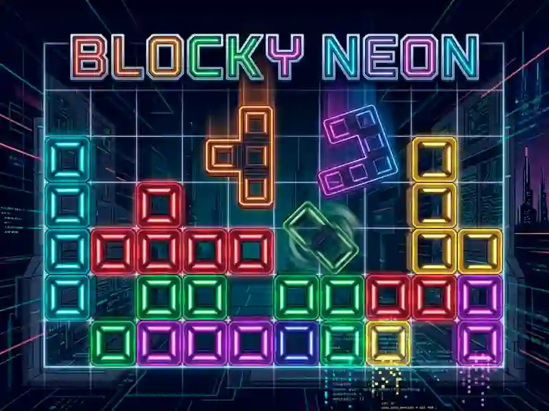 Hra Blocky Neon