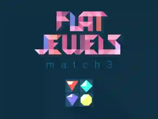 Hra Flat jewels match 3