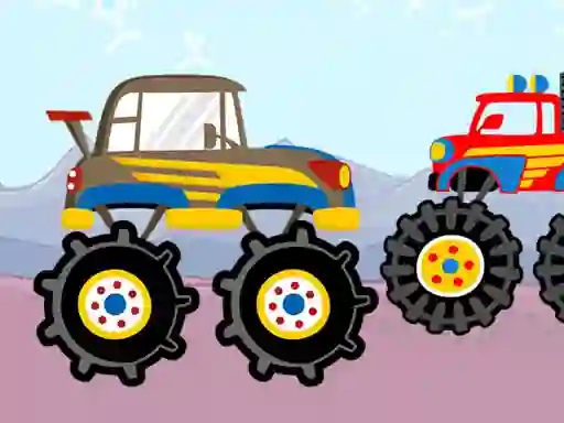 Hra Fun Monster Trucks Jigsaw