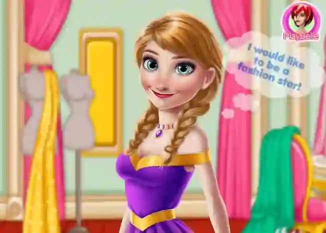 Hra Ice Princess Modeling Carrer